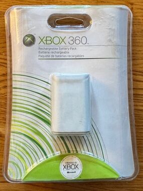 Microsoft Xbox 360 OEM Rechargeable Battery Pack White New Sealed NiMH